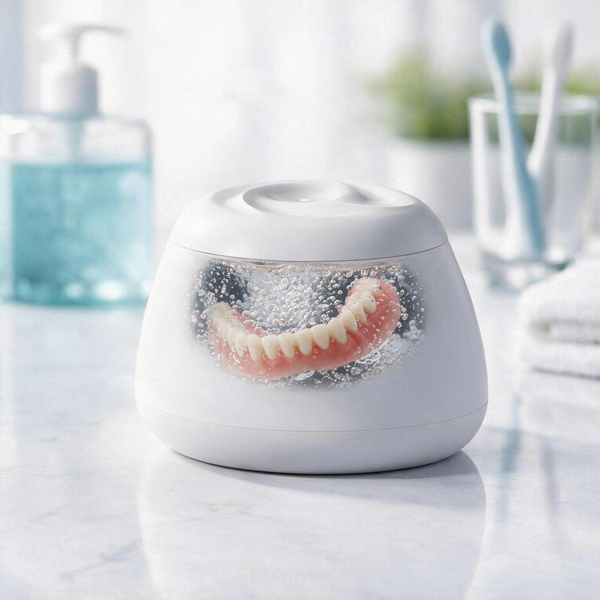 PristinePod Ultrasonic & UV-C Denture Cleaner