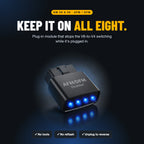 Keeps GM V8 and V6 engines on all cylinders. No tools, no reflash, unplug to reverse